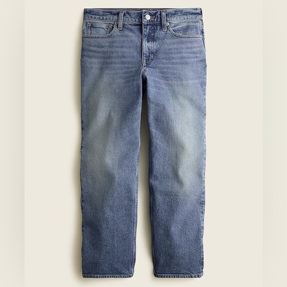 J. Crew Mid-Rise 90’s Classic Straight Jeans NWT - Picture 4 of 8